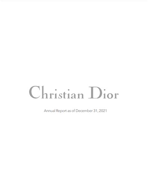 dior couture finance report analysis|christian dior annual report 2022.